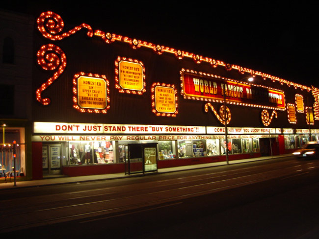 Honest Eds Storefront